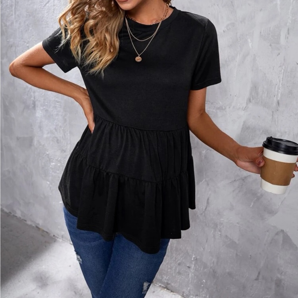Maternity Solid Tee - image 1